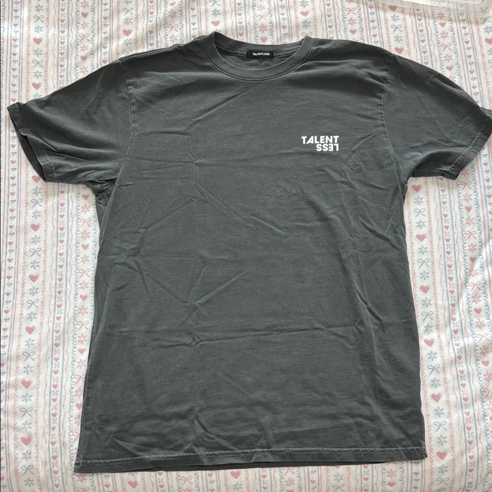 TALENTLESS SS21 Charcoal Tee